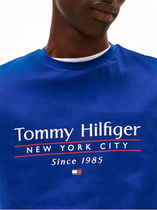 t-shirt man blue TOMMY HILFIGER | MW0MW38621D03